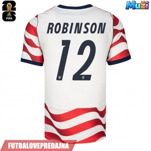 Lacne Muži Futbalové dres Spojené štáty Miles Robinson #12 MS 2026 Krátky Rukáv - Domáci